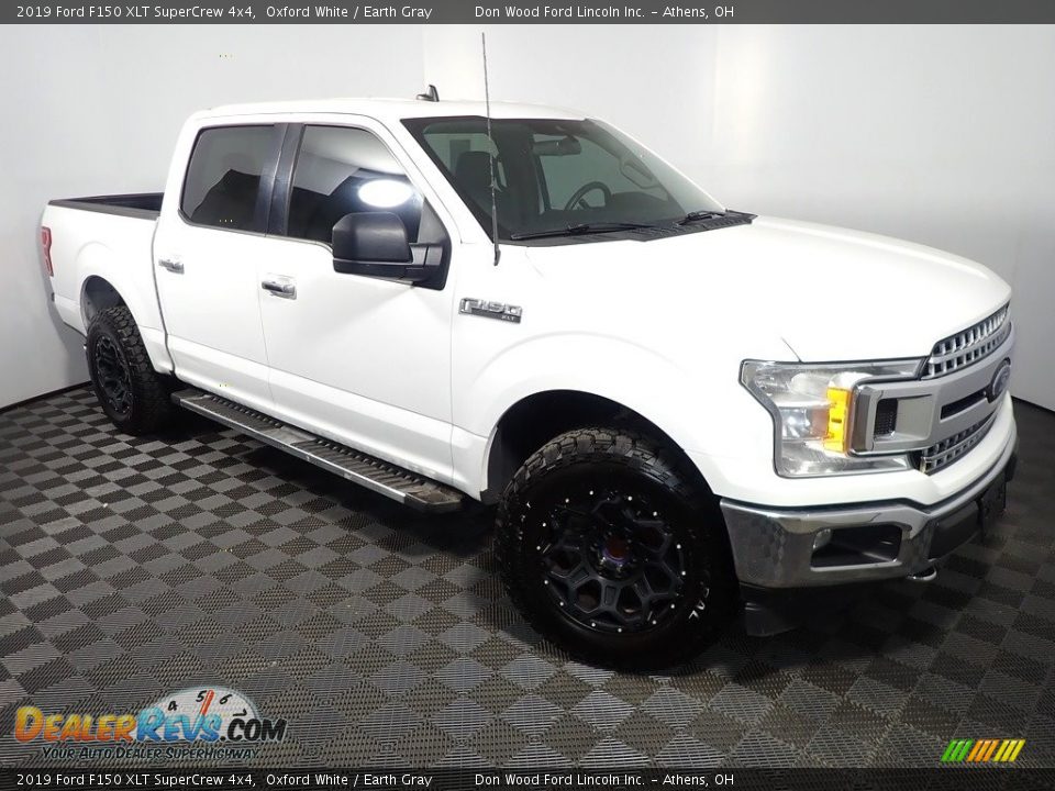 2019 Ford F150 XLT SuperCrew 4x4 Oxford White / Earth Gray Photo #3