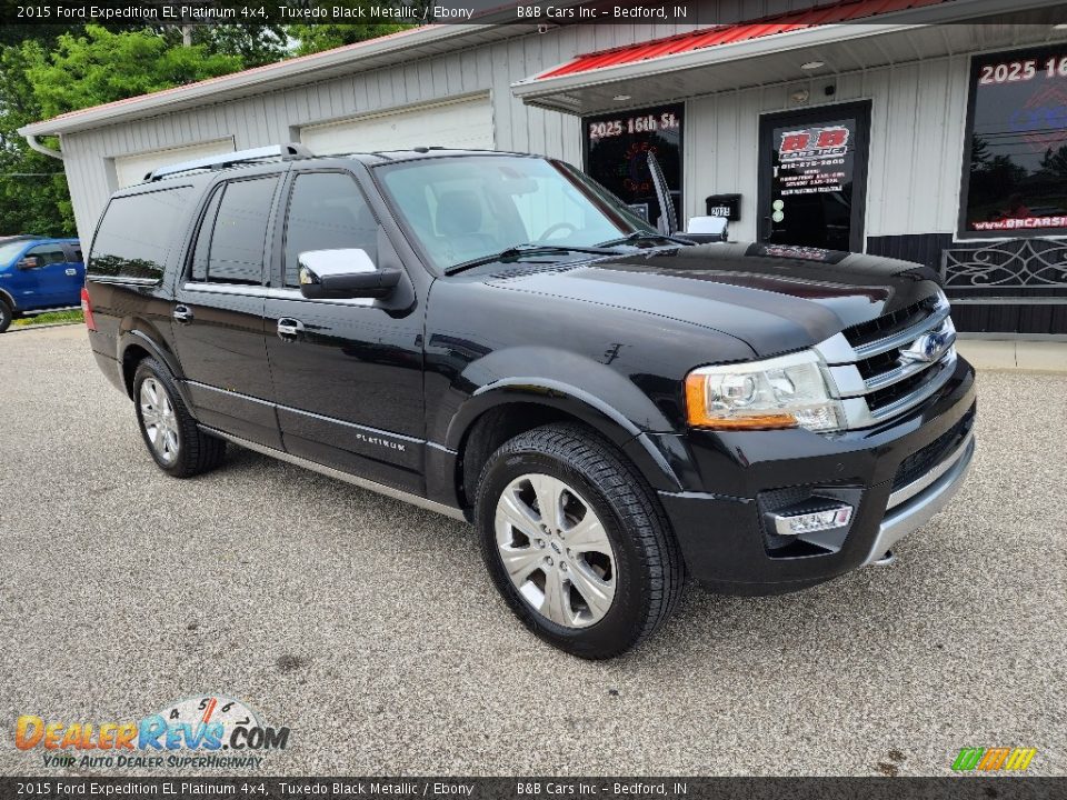 Tuxedo Black Metallic 2015 Ford Expedition EL Platinum 4x4 Photo #31