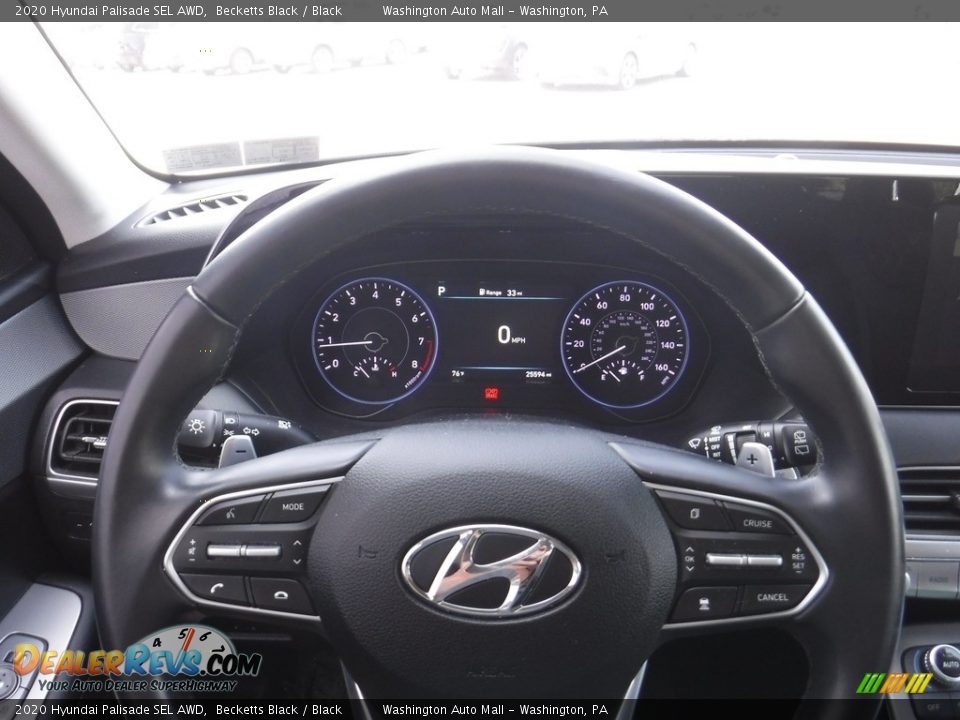 2020 Hyundai Palisade SEL AWD Steering Wheel Photo #20