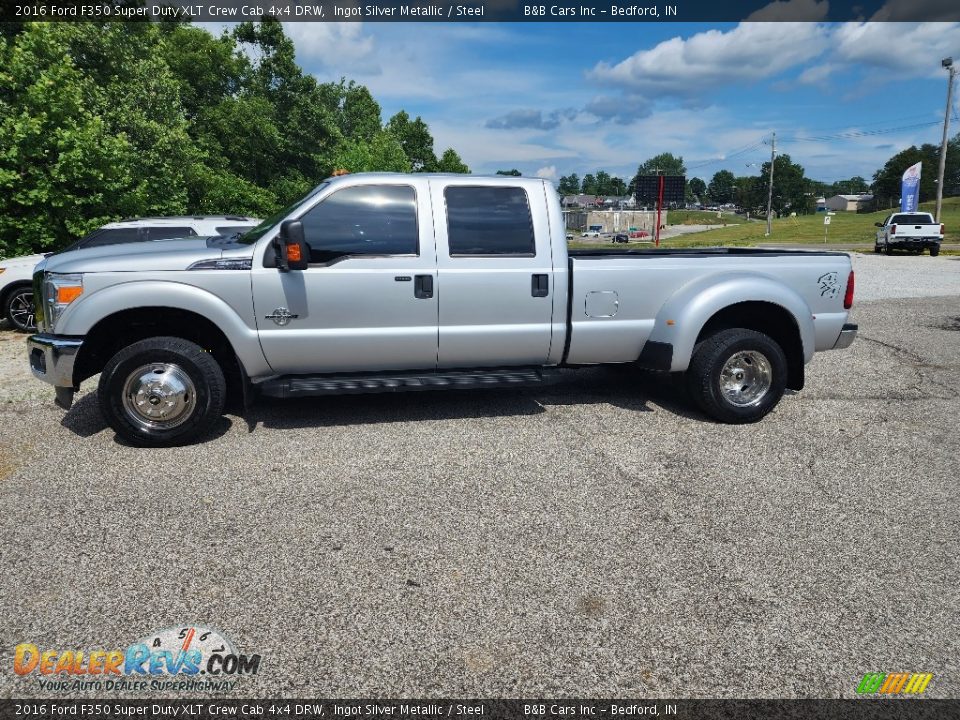 2016 Ford F350 Super Duty XLT Crew Cab 4x4 DRW Ingot Silver Metallic / Steel Photo #1