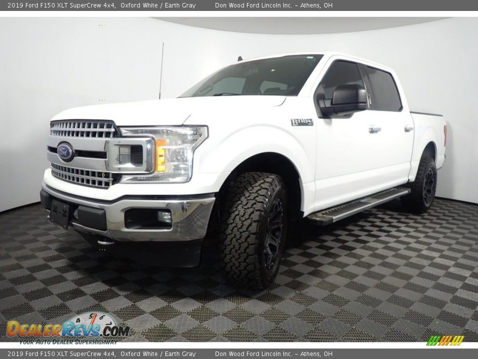 2019 Ford F150 XLT SuperCrew 4x4 Oxford White / Earth Gray Photo #8