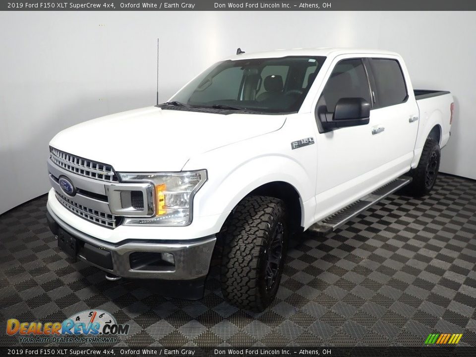 2019 Ford F150 XLT SuperCrew 4x4 Oxford White / Earth Gray Photo #9