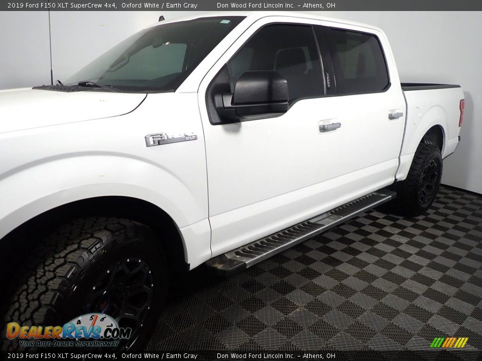 2019 Ford F150 XLT SuperCrew 4x4 Oxford White / Earth Gray Photo #10