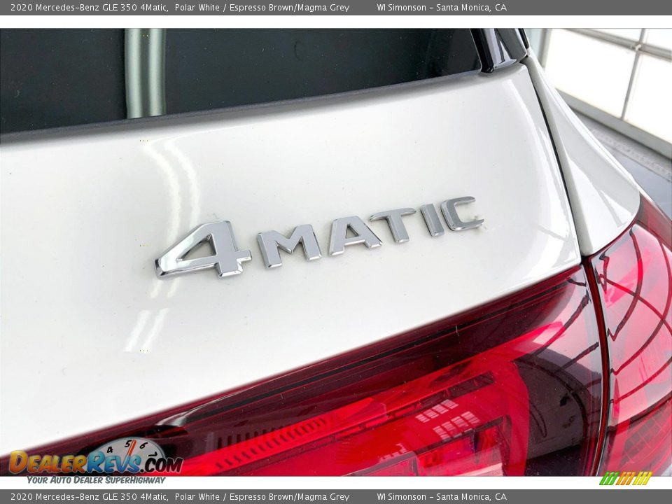 2020 Mercedes-Benz GLE 350 4Matic Polar White / Espresso Brown/Magma Grey Photo #7