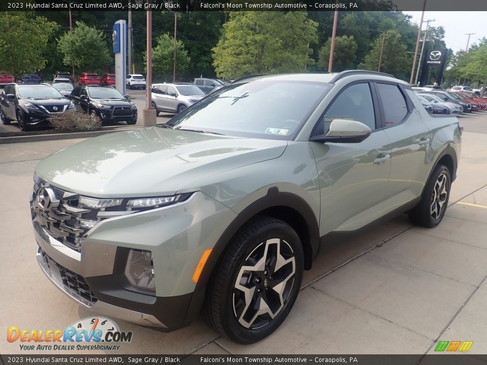 Front 3/4 View of 2023 Hyundai Santa Cruz Limited AWD Photo #7