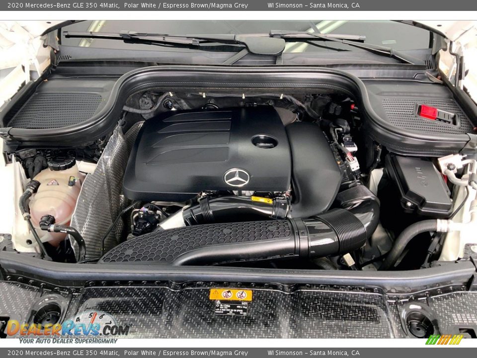 2020 Mercedes-Benz GLE 350 4Matic Polar White / Espresso Brown/Magma Grey Photo #9