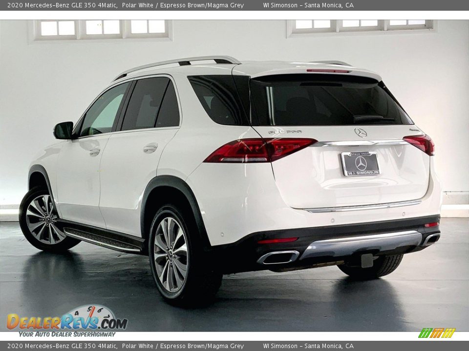 2020 Mercedes-Benz GLE 350 4Matic Polar White / Espresso Brown/Magma Grey Photo #10