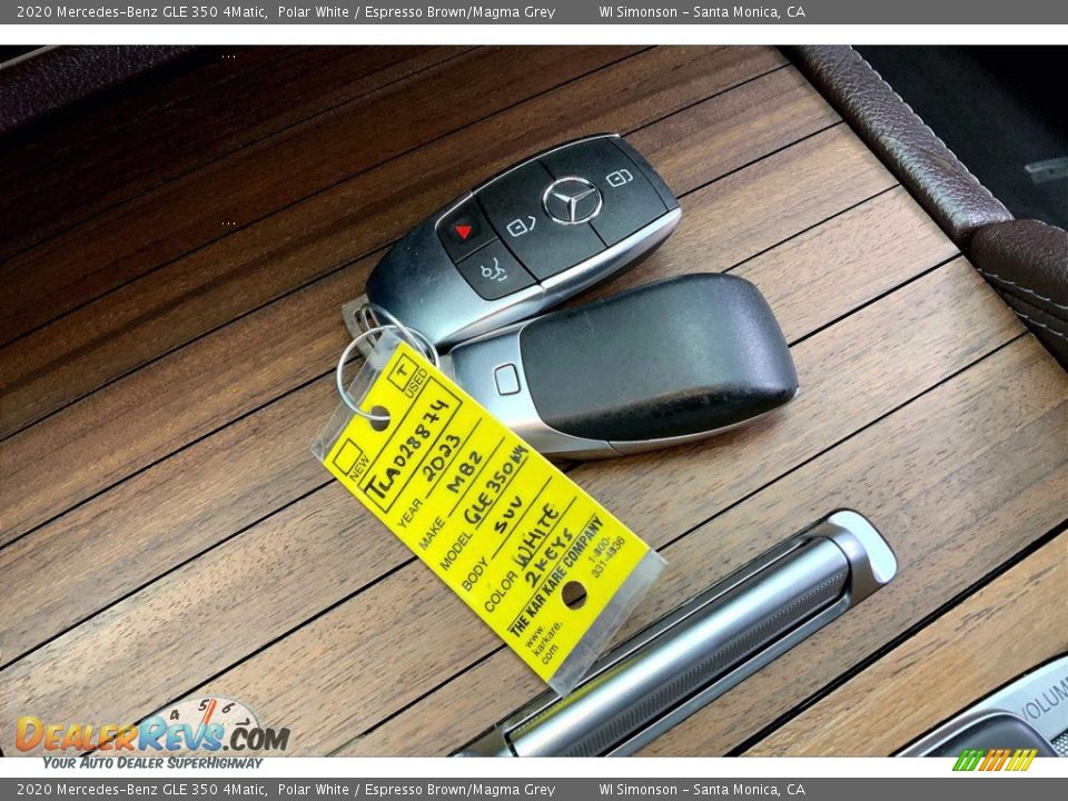 2020 Mercedes-Benz GLE 350 4Matic Polar White / Espresso Brown/Magma Grey Photo #11