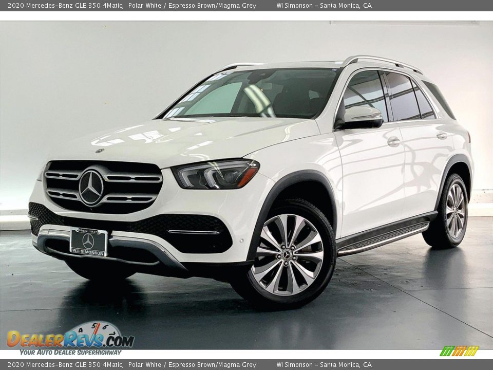 2020 Mercedes-Benz GLE 350 4Matic Polar White / Espresso Brown/Magma Grey Photo #12