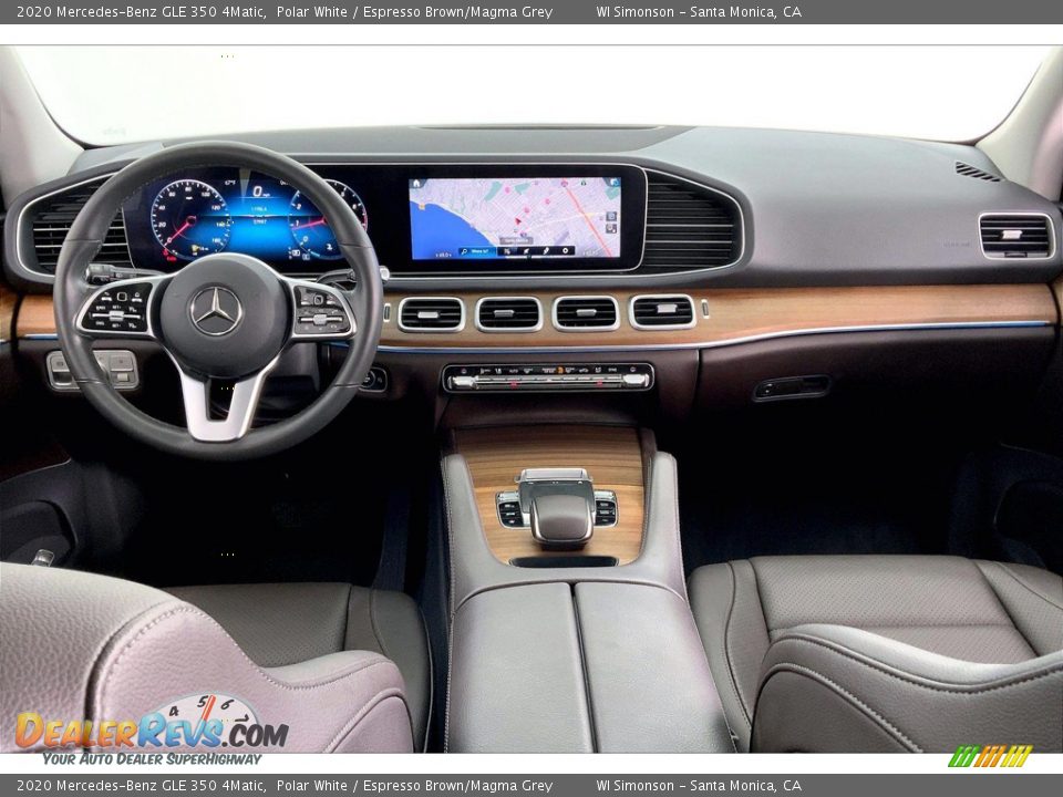 2020 Mercedes-Benz GLE 350 4Matic Polar White / Espresso Brown/Magma Grey Photo #15