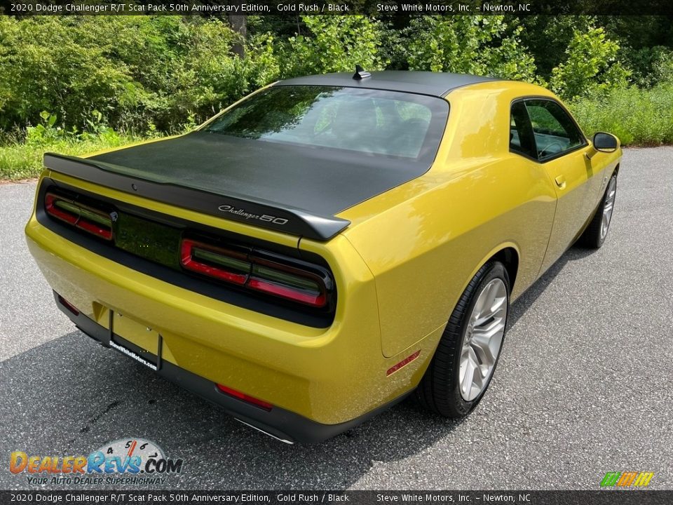 2020 Dodge Challenger R/T Scat Pack 50th Anniversary Edition Gold Rush / Black Photo #6