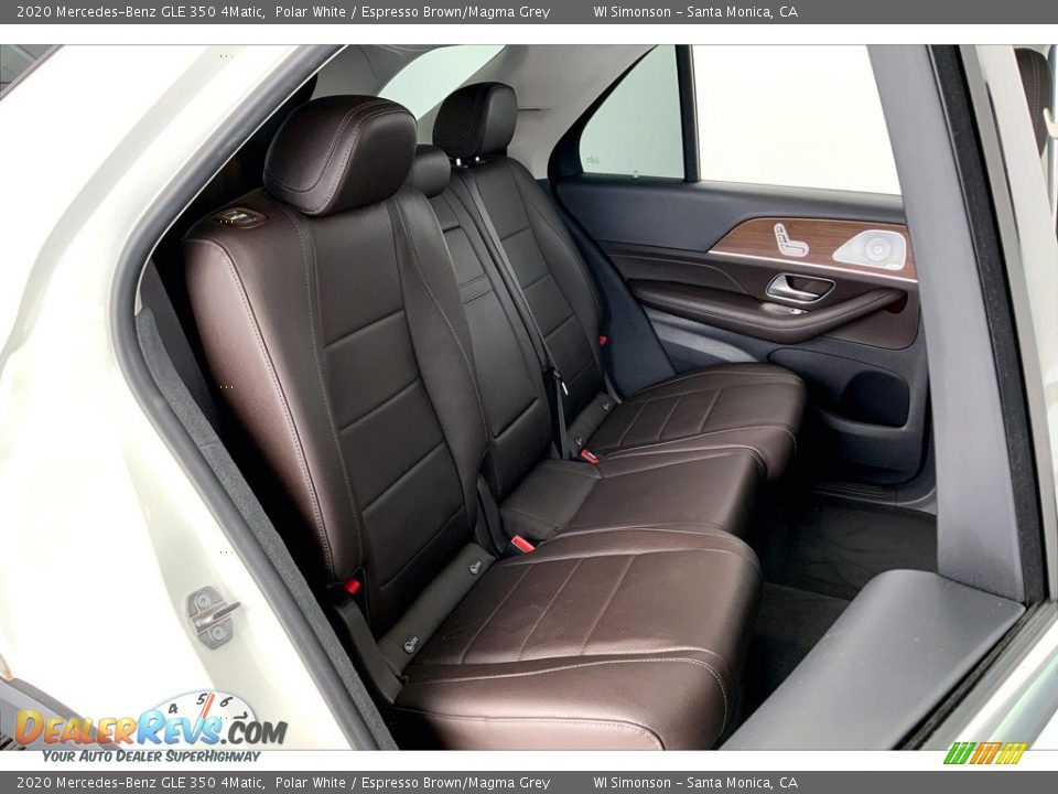 2020 Mercedes-Benz GLE 350 4Matic Polar White / Espresso Brown/Magma Grey Photo #19
