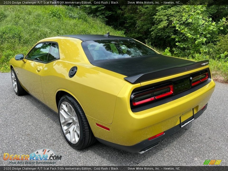 2020 Dodge Challenger R/T Scat Pack 50th Anniversary Edition Gold Rush / Black Photo #8