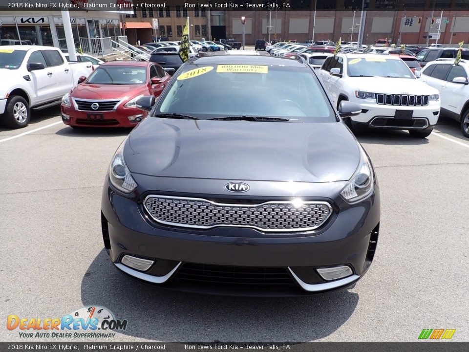 2018 Kia Niro EX Hybrid Platinum Graphite / Charcoal Photo #3