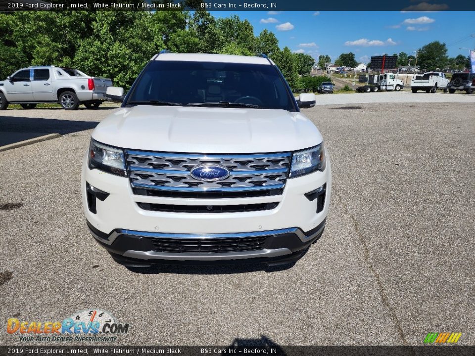 2019 Ford Explorer Limited White Platinum / Medium Black Photo #6