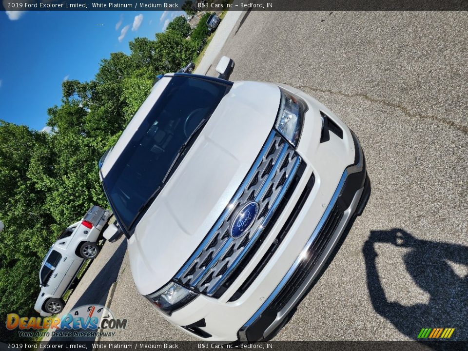 2019 Ford Explorer Limited White Platinum / Medium Black Photo #7