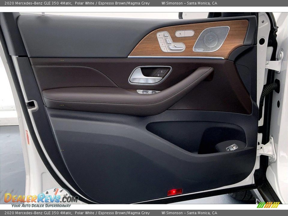 2020 Mercedes-Benz GLE 350 4Matic Polar White / Espresso Brown/Magma Grey Photo #26