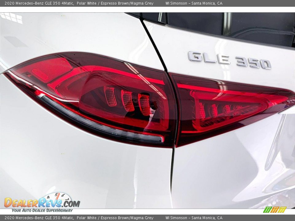 2020 Mercedes-Benz GLE 350 4Matic Polar White / Espresso Brown/Magma Grey Photo #29