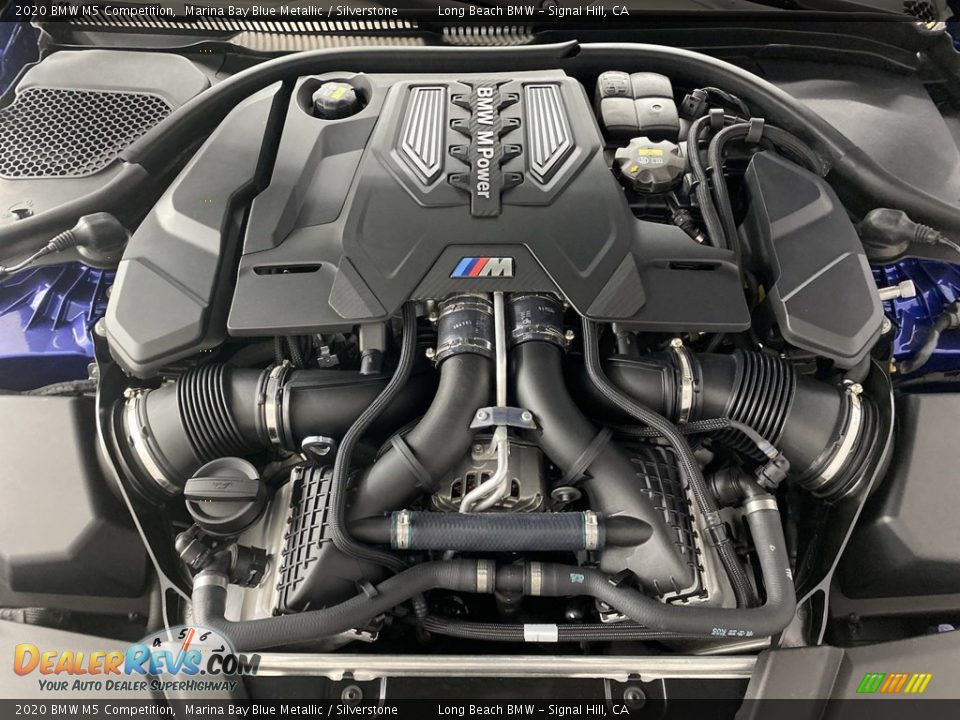 2020 BMW M5 Competition 4.4 Liter M TwinPower Turbocharged DOHC 32-Valve VVT V8 Engine Photo #11