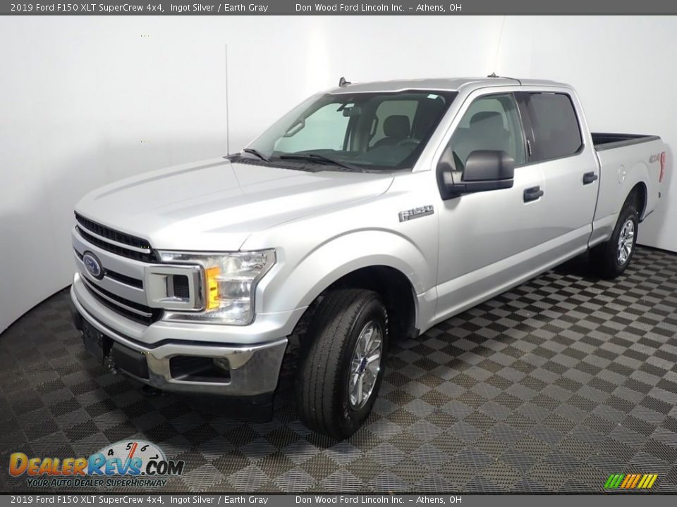 2019 Ford F150 XLT SuperCrew 4x4 Ingot Silver / Earth Gray Photo #9