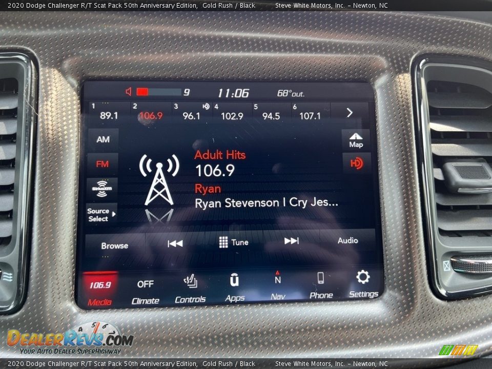 Audio System of 2020 Dodge Challenger R/T Scat Pack 50th Anniversary Edition Photo #22