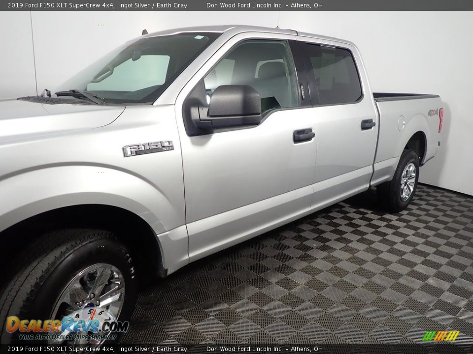 2019 Ford F150 XLT SuperCrew 4x4 Ingot Silver / Earth Gray Photo #10