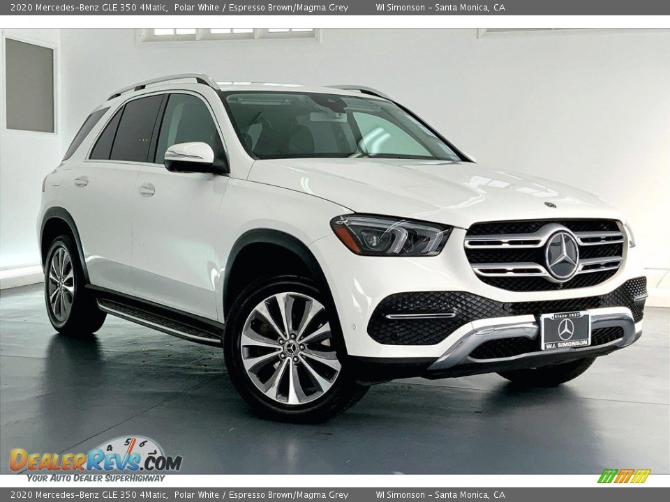 2020 Mercedes-Benz GLE 350 4Matic Polar White / Espresso Brown/Magma Grey Photo #34