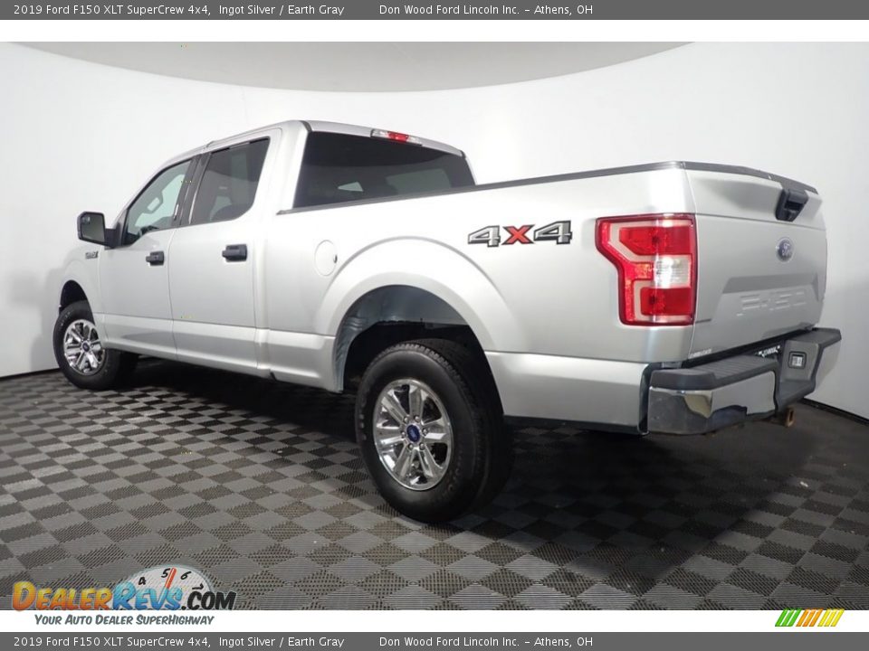 2019 Ford F150 XLT SuperCrew 4x4 Ingot Silver / Earth Gray Photo #11