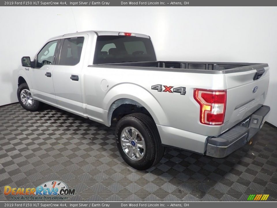 2019 Ford F150 XLT SuperCrew 4x4 Ingot Silver / Earth Gray Photo #12