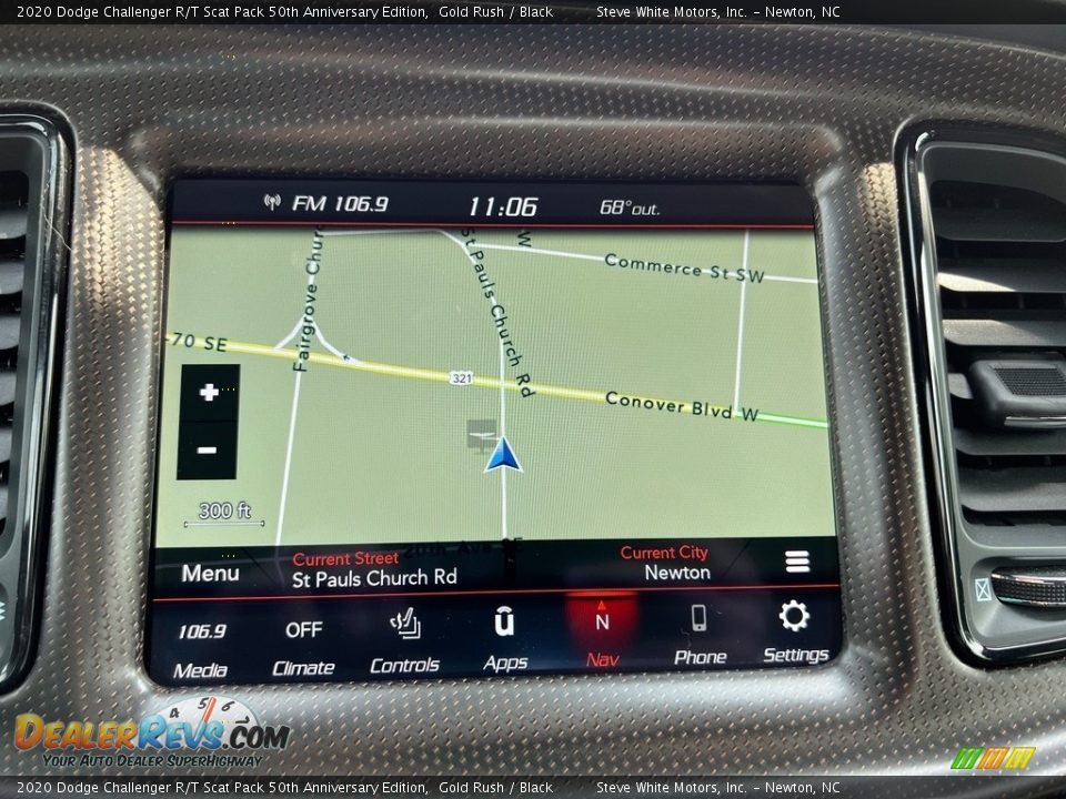 Navigation of 2020 Dodge Challenger R/T Scat Pack 50th Anniversary Edition Photo #24