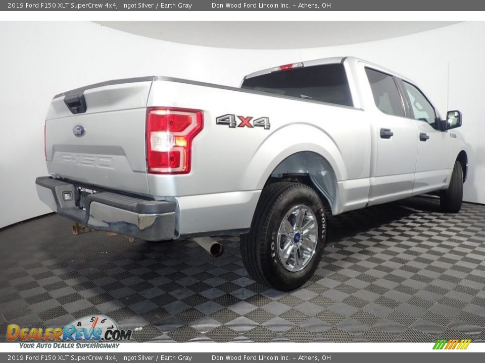 2019 Ford F150 XLT SuperCrew 4x4 Ingot Silver / Earth Gray Photo #15