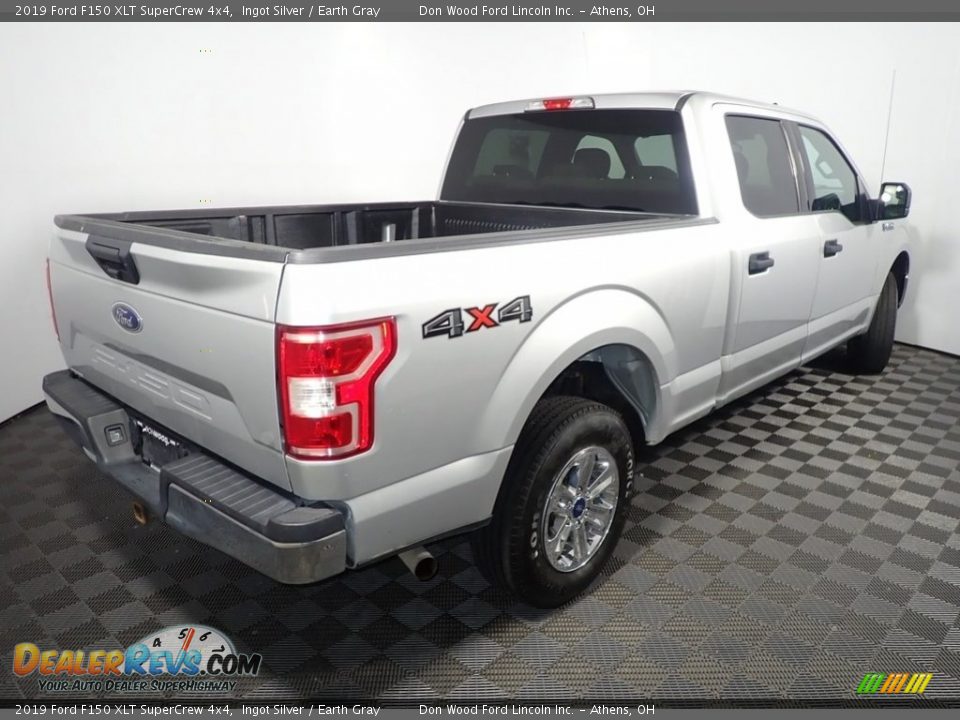 2019 Ford F150 XLT SuperCrew 4x4 Ingot Silver / Earth Gray Photo #16