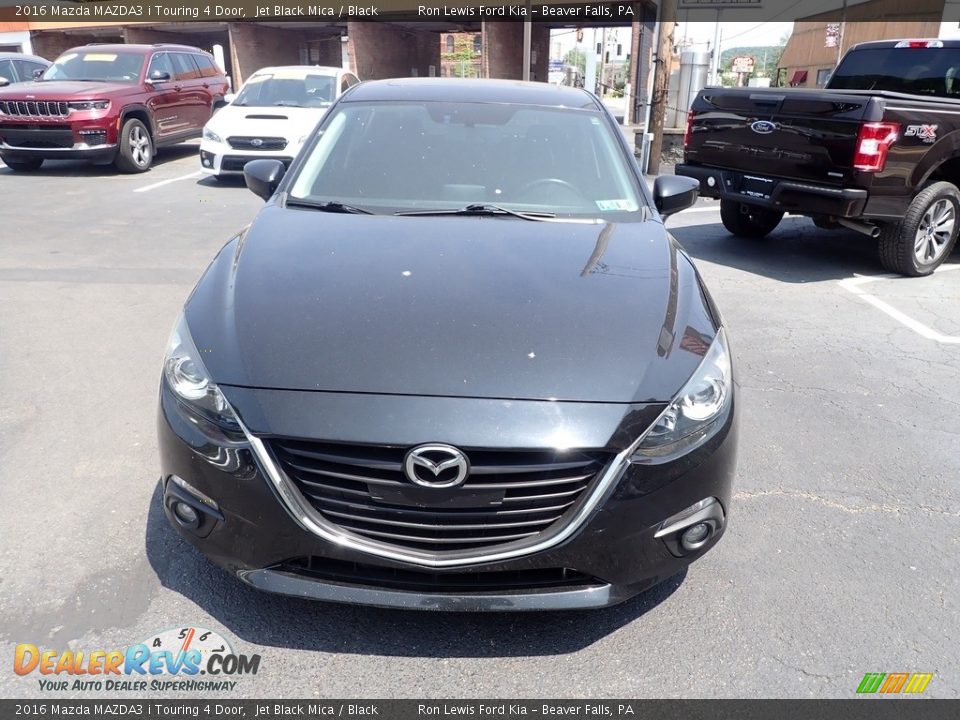 2016 Mazda MAZDA3 i Touring 4 Door Jet Black Mica / Black Photo #3