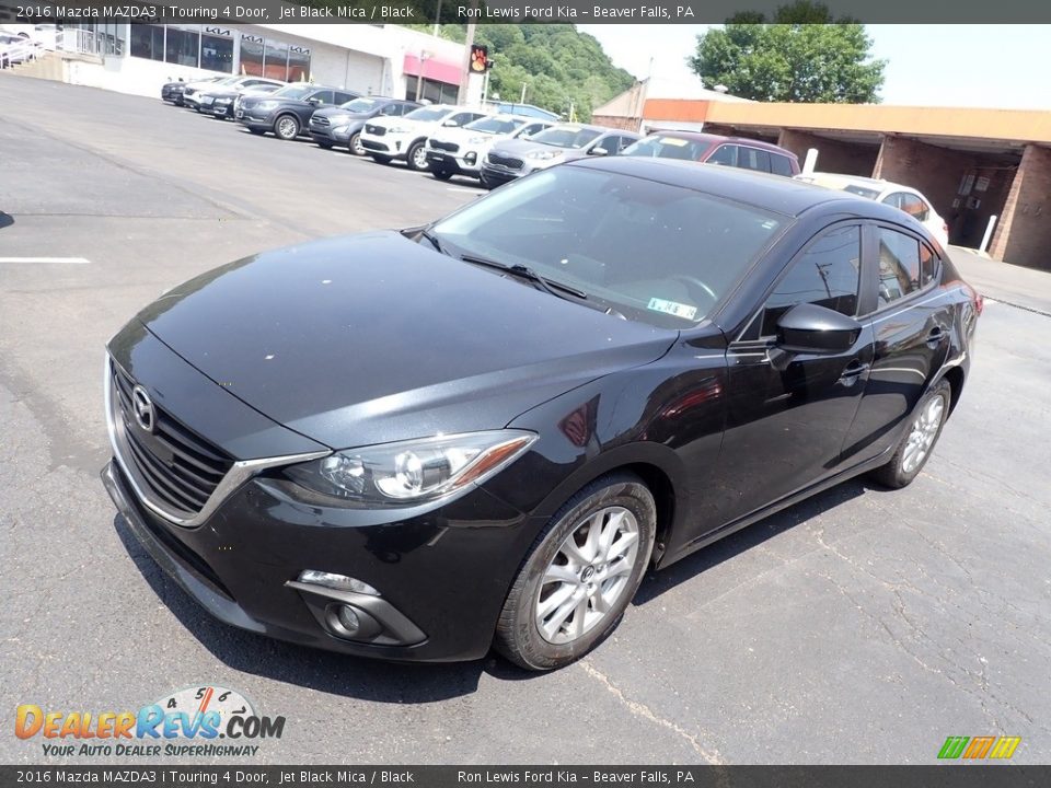 2016 Mazda MAZDA3 i Touring 4 Door Jet Black Mica / Black Photo #4