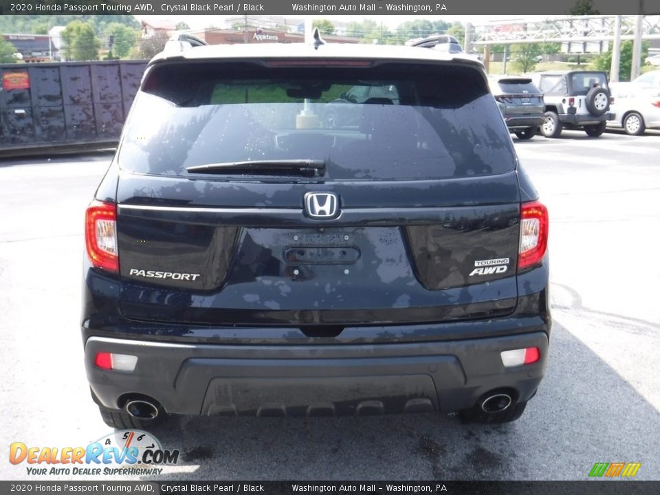 2020 Honda Passport Touring AWD Crystal Black Pearl / Black Photo #9