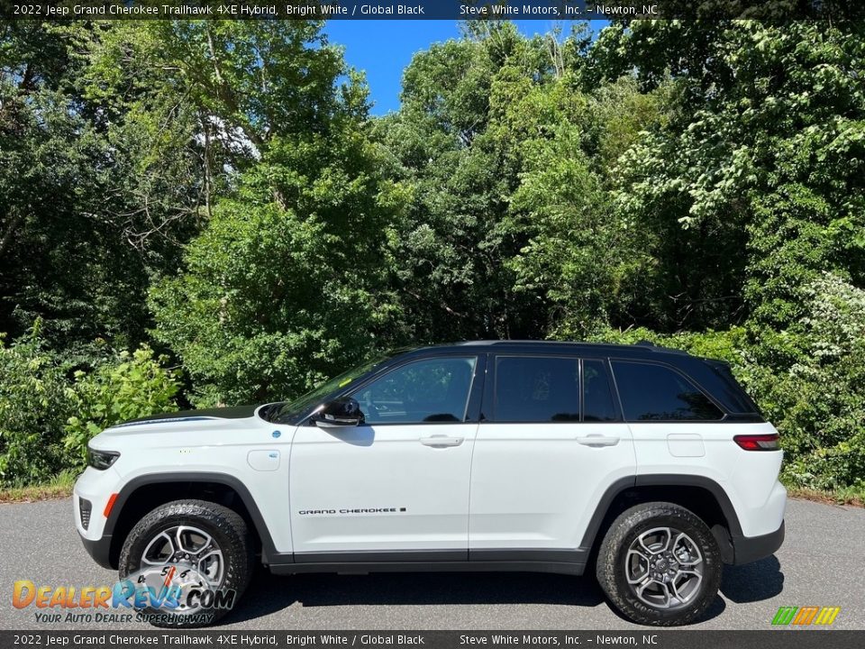 Bright White 2022 Jeep Grand Cherokee Trailhawk 4XE Hybrid Photo #1