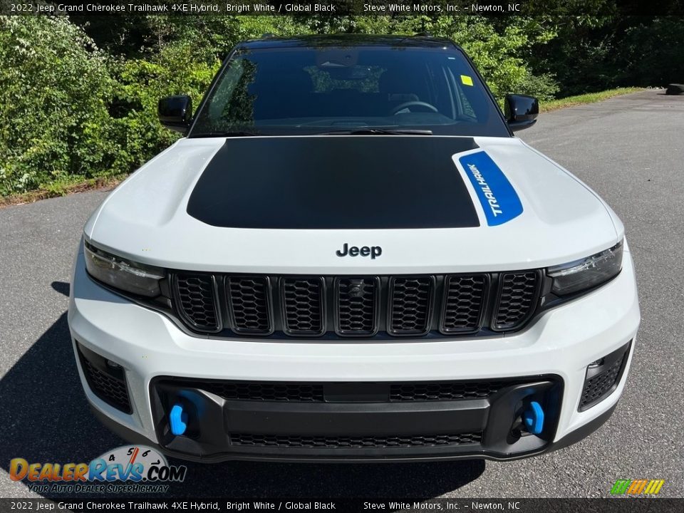 Bright White 2022 Jeep Grand Cherokee Trailhawk 4XE Hybrid Photo #4