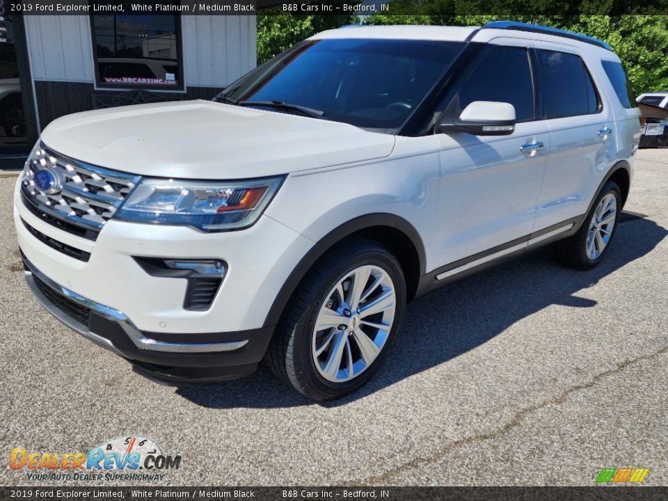 2019 Ford Explorer Limited White Platinum / Medium Black Photo #32