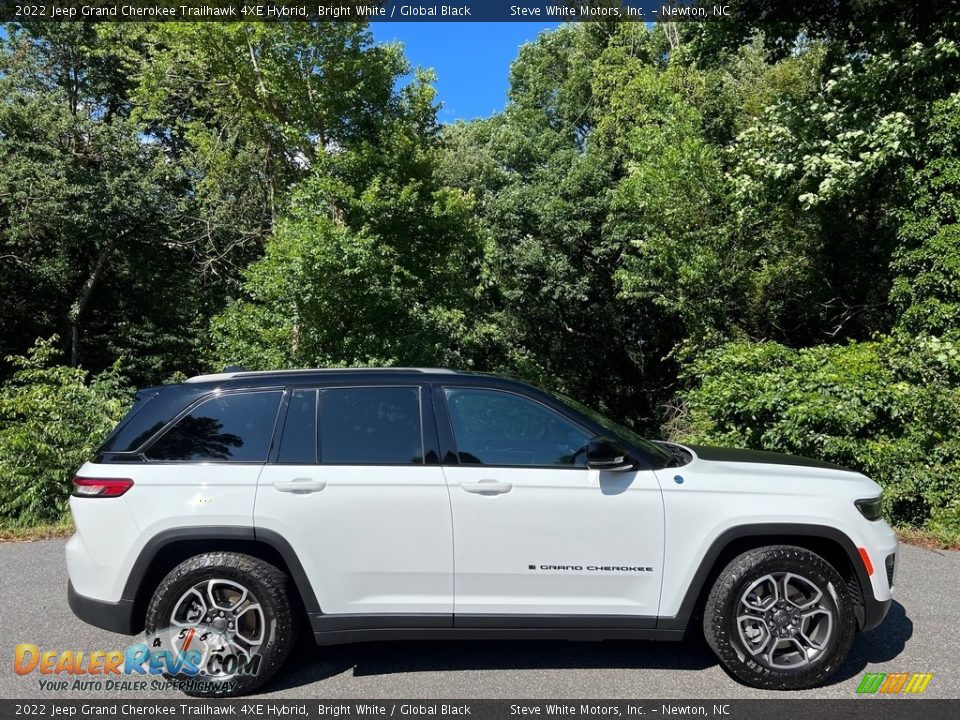 Bright White 2022 Jeep Grand Cherokee Trailhawk 4XE Hybrid Photo #6