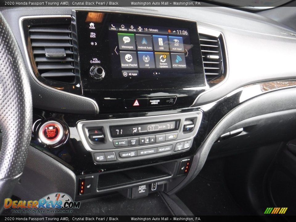 Controls of 2020 Honda Passport Touring AWD Photo #18