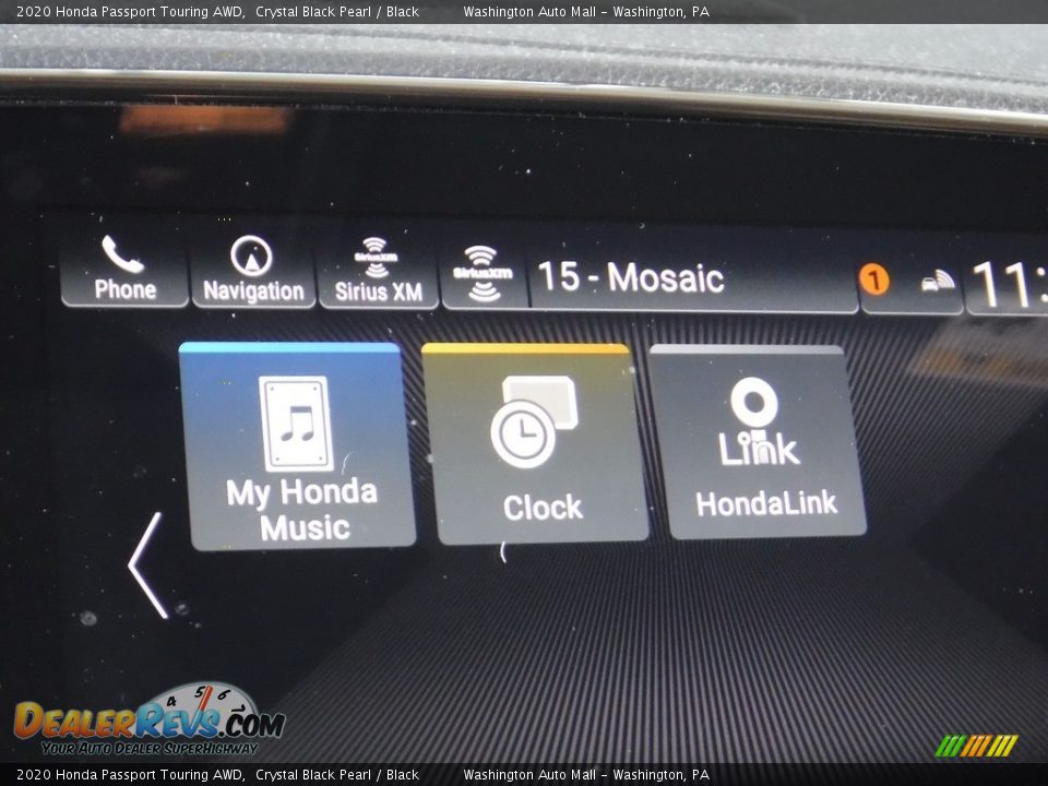 2020 Honda Passport Touring AWD Crystal Black Pearl / Black Photo #21