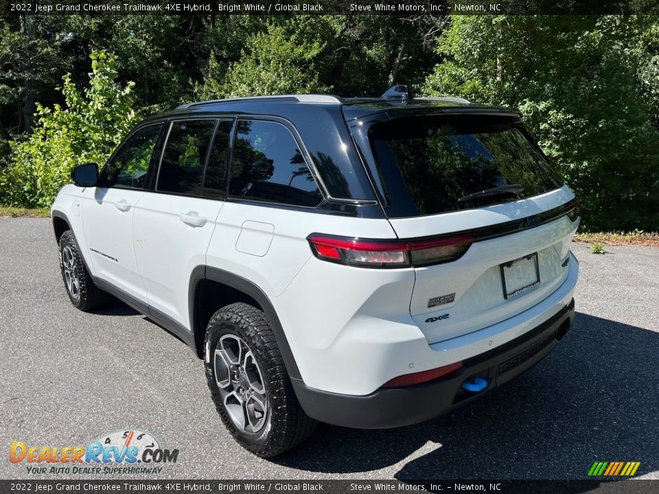 2022 Jeep Grand Cherokee Trailhawk 4XE Hybrid Bright White / Global Black Photo #10