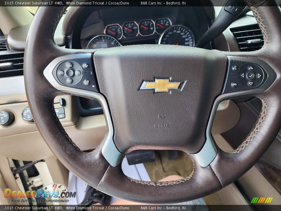 2015 Chevrolet Suburban LT 4WD Steering Wheel Photo #10