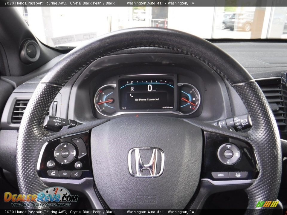 2020 Honda Passport Touring AWD Steering Wheel Photo #25