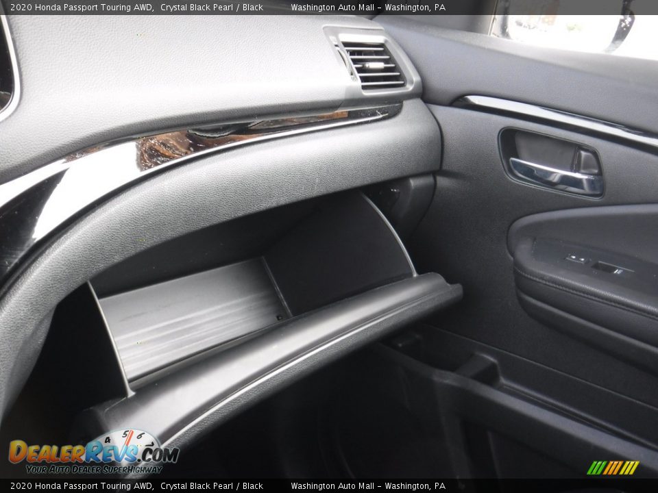2020 Honda Passport Touring AWD Crystal Black Pearl / Black Photo #28