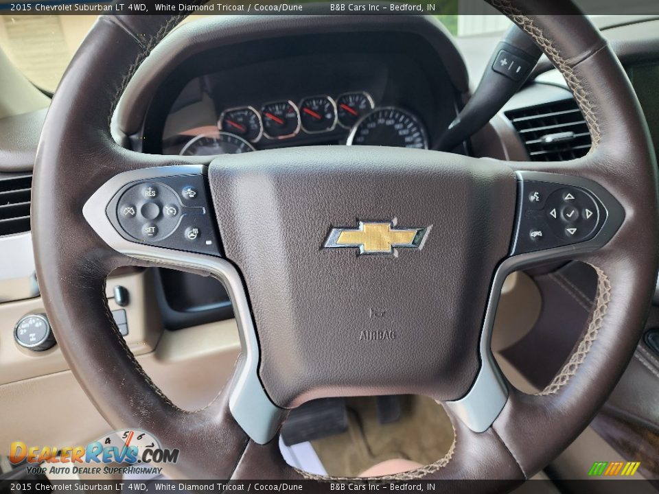 2015 Chevrolet Suburban LT 4WD Steering Wheel Photo #16