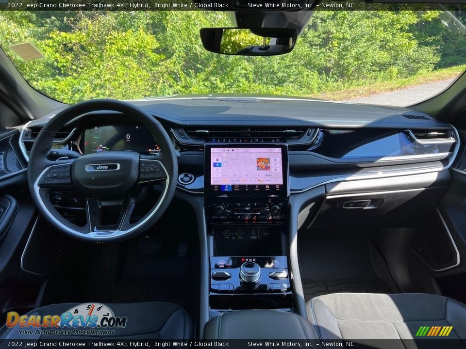 Dashboard of 2022 Jeep Grand Cherokee Trailhawk 4XE Hybrid Photo #24