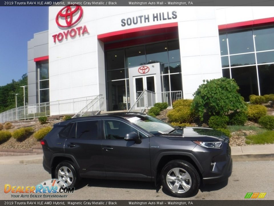 2019 Toyota RAV4 XLE AWD Hybrid Magnetic Gray Metallic / Black Photo #2