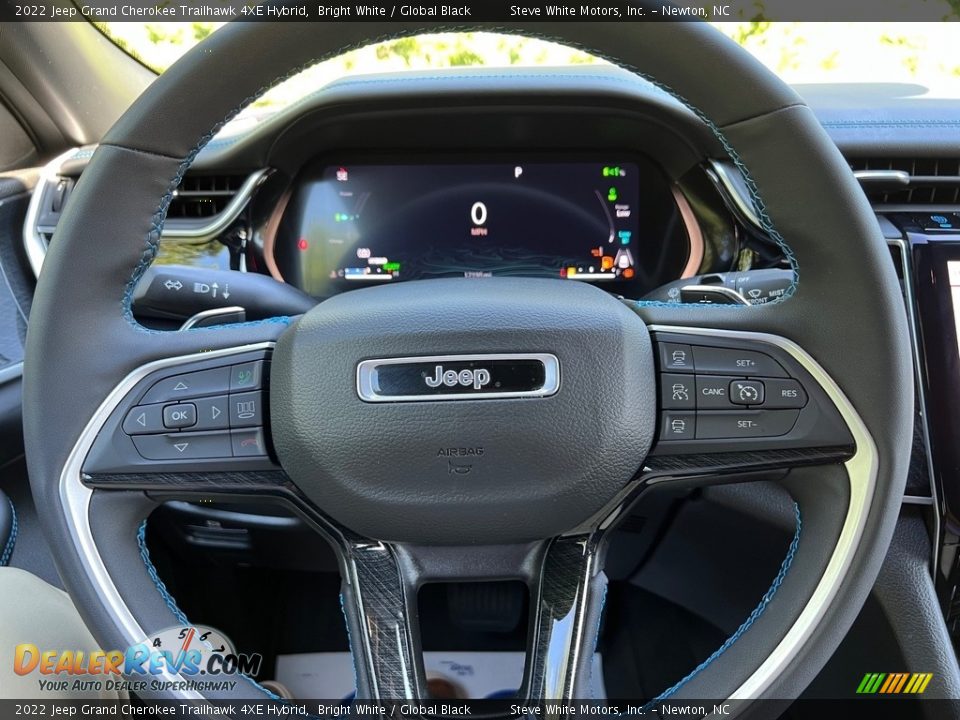 2022 Jeep Grand Cherokee Trailhawk 4XE Hybrid Steering Wheel Photo #26