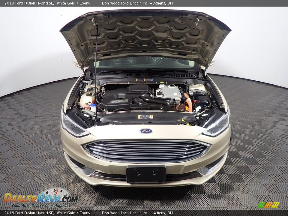 2018 Ford Fusion Hybrid SE White Gold / Ebony Photo #7